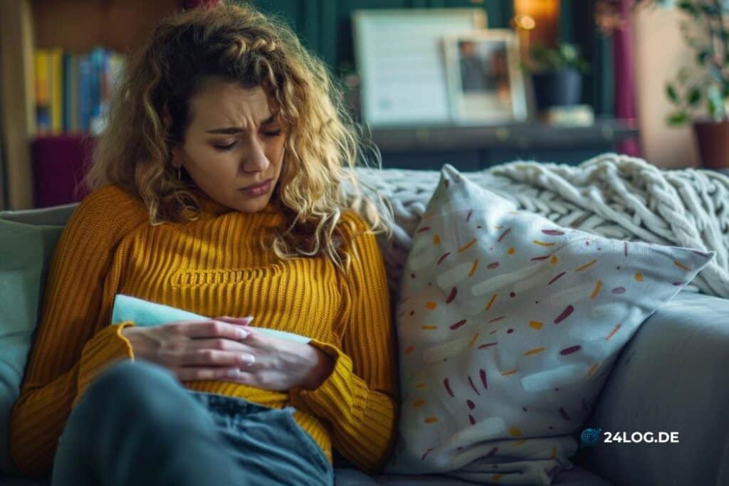 Übelkeit vor der Periode Ursachen, Symptome & Linderung